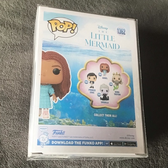 Funko POP! ARIEL IN BLUE DRESS (DIAMOND) Pop Disney Funko New Exclusive … - Picture 3 of 5